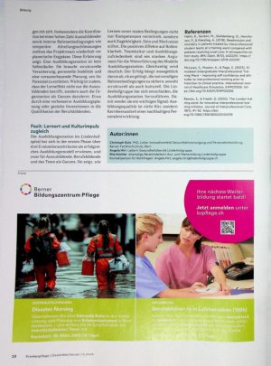 Vorschauseite 3: Erste Erfahrungen von der Ausbildungsstation des Lindenhofspitals