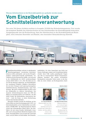 Vorschauseite 1: Vom Einzelbetrieb zur Schnittstellenverantwortung