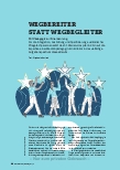 Vorschauseite 1: WEGEBEREITER STATT WEGBEGLEITER
