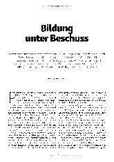 Vorschauseite 1: Bildung unter Beschuss