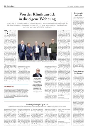 Vorschauseite 1: Von der Klinik zurück in die eigene Wohnung