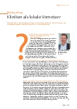 Vorschauseite 1: Kliniken als lokale Vernetzer