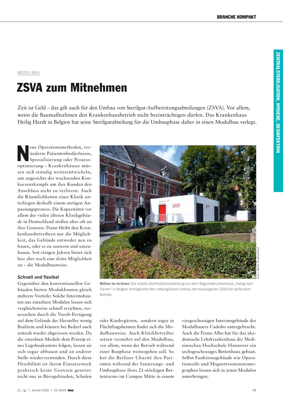 Vorschauseite 1: ZSVA zum Mitnehmen