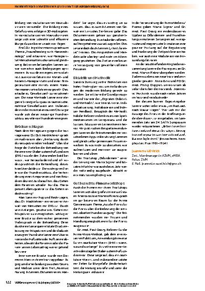 Vorschauseite 3: Rückblick auf das 23. SAvW-Symposium