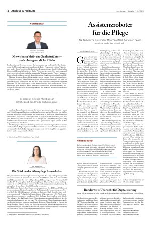 Vorschauseite 1: Assistenzroboter für die Pflege