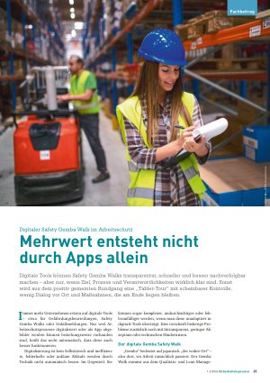Vorschauseite 1: Mehrwert entsteht nicht durch Apps allein