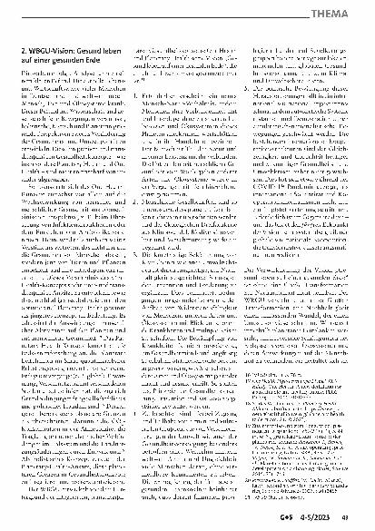 Vorschauseite 3: Kein ausreichender Gesundheitsschutz ohne Transformation zur Nachhaltigkeit – Governanceansätze insbesondere für das Gesundheitssystem