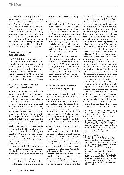 Vorschauseite 4: Kein ausreichender Gesundheitsschutz ohne Transformation zur Nachhaltigkeit – Governanceansätze insbesondere für das Gesundheitssystem