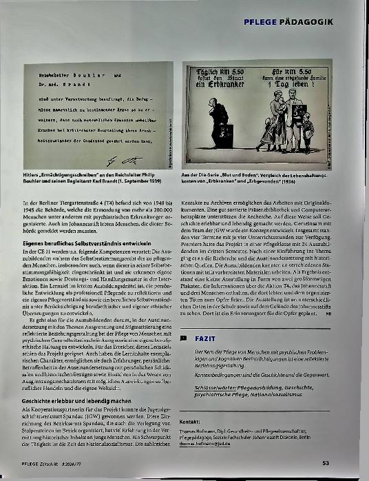 Vorschauseite 3: Geschichte lebendig machen.