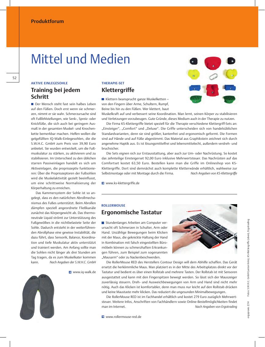 Vorschauseite 1: Mittel und Medien