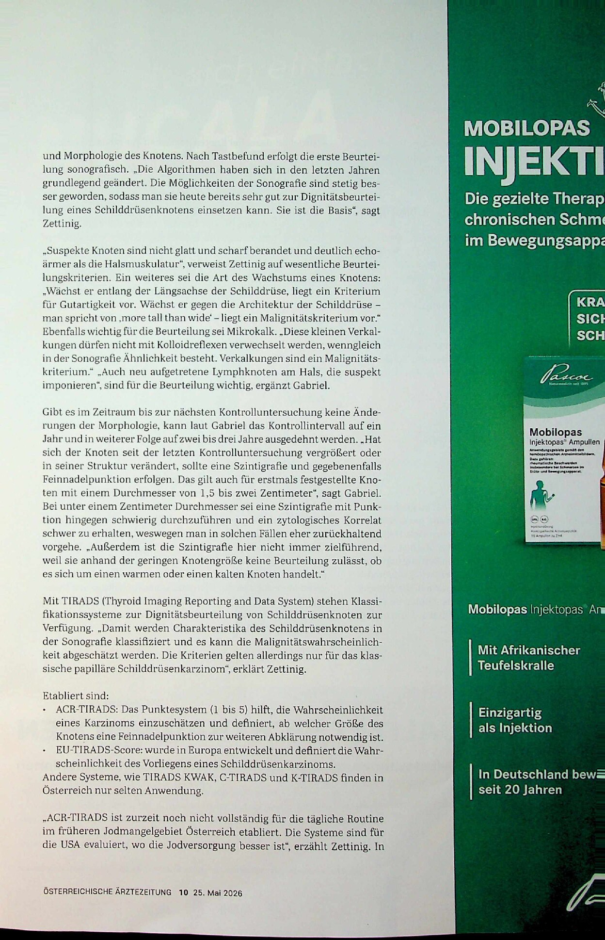 Vorschauseite 2: Abklärung von Schilddrüsenknoten. Klare Algorithmen