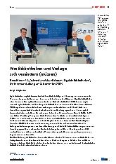 Vorschauseite 1: Wie Bibliotheken und Verlage sich verändern (müssen)