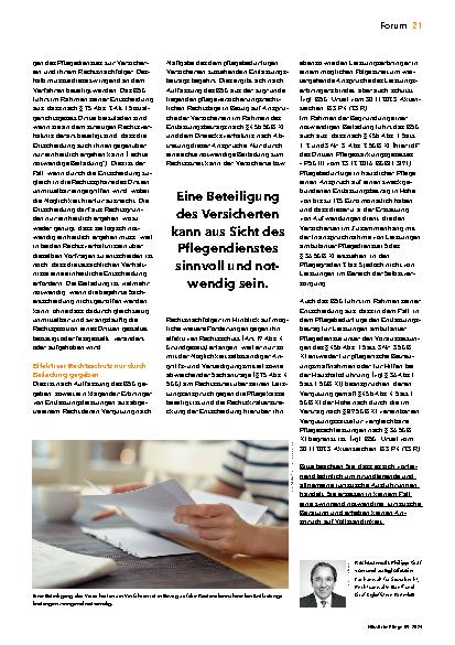Vorschauseite 2: Beteiligung des Versicherten notwendig