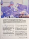 Vorschauseite 1: Verzicht und höherer Zeitaufwand