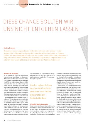 Vorschauseite 1: Diese Chance sollten wir uns nicht entgehen lassen