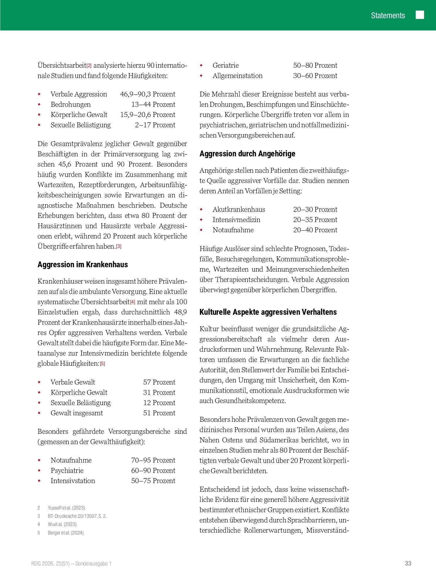 Vorschauseite 2: Ärztliche und pflegerische Verantwortung im Spannungsfeld von Aggression