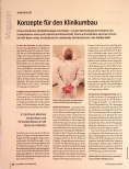 Vorschauseite 1: Konzepte für den Klinikumbau