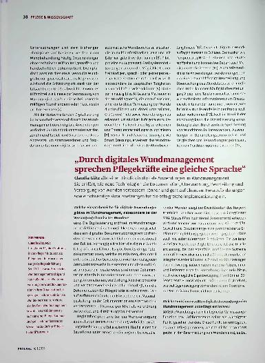 Vorschauseite 2: Digitalisierung im Wundmanagement: Chancen und Herausforderungen für die Pflegepraxis