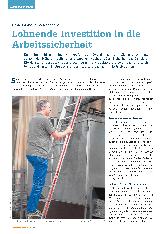 Vorschauseite 1: Professionelle Steigtechnik: lohnende Investition in die Arbeitssicherheit