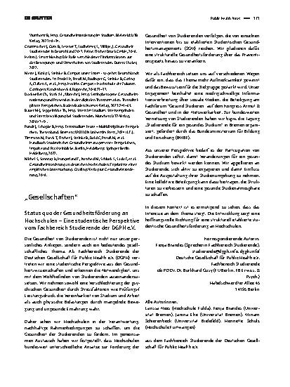 Vorschauseite 4: Public Health Infos Tagungen“ MEDCARE