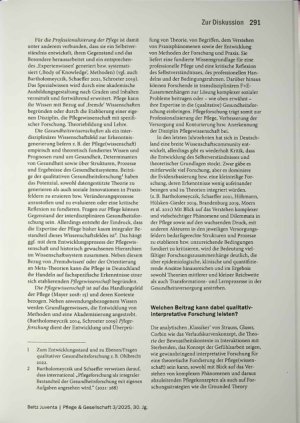 Vorschauseite 2: Ein Essay zur Bedeutung der qualitativ-Interpretativen Forschung zur wissenschaftlichen Fundierung der Pflege