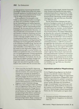 Vorschauseite 3: Ein Essay zur Bedeutung der qualitativ-Interpretativen Forschung zur wissenschaftlichen Fundierung der Pflege