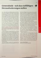 Vorschauseite 1: Generalistik - sich den vielfältigen Herausforderungen stellen