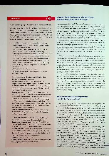 Vorschauseite 2: Studieren mit Perspektive: Angebote in Palliative Care auf Masterniveau in Deutschland