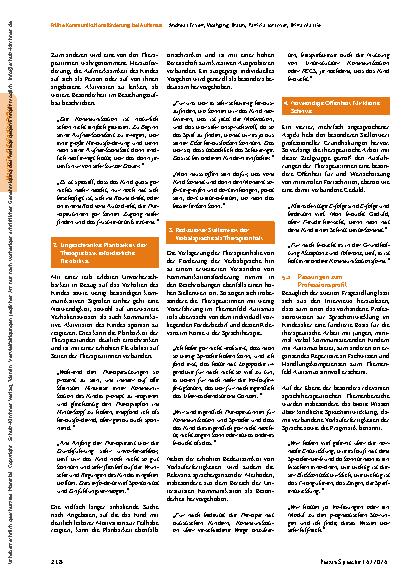 Vorschauseite 5: Frühe Kommunikationsförderung bei Autismus