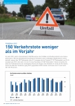 Vorschauseite 1: Unfallbilanz 2021: 150 Verkehrstote weniger als im Vorjahr.