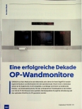 Vorschauseite 1: Eine erfolgreiche Dekade OP-Wandmonitore.