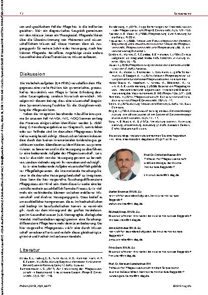 Vorschauseite 4: Der forschungsdifferenzierte Pflegeprozess Ein Ansatz zur systematischen Verbindung von Pflegewissenschaft und Fallarbeit