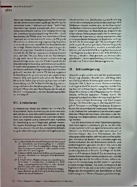 Vorschauseite 6: Absonderungen im forensisch-psychiatrischen Setting - * Erleben der professionellen Beziehung zu forensisch-psychiatrischen Pflegenden aus Betroffenensicht