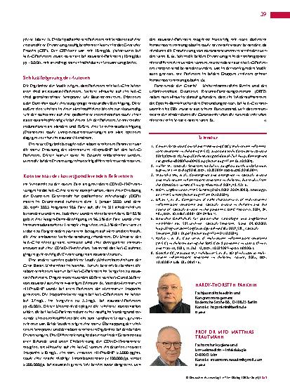 Vorschauseite 4: MIS-C versus Kawasaki Überlappende klinische Symptomatik erschwert die Abgrenzung der beiden hochfieberhaften Syndrome
