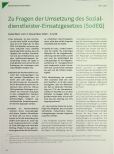 Vorschauseite 1: Zu Fragen der Umsetzung des Sozialdienstleister-Einsatzgesetzes (SodEG)