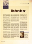 Vorschauseite 1: Redundanz