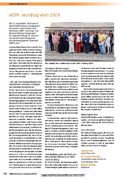 Vorschauseite 1: WDM – Wundtag Wien 2021