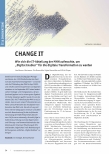 Vorschauseite 1: Wie sich die IT-Abteilung der MHH aufmachte, um „Digital Enabler“ für die digitale Transformation zu werden.