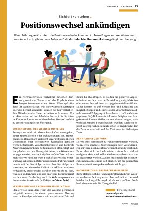 Vorschauseite 1: Neue Wege gehen
