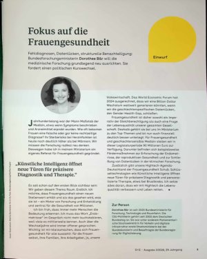 Vorschauseite 1: Fokus auf die Frauengesundheit