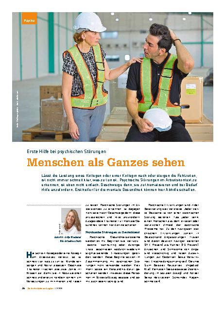 Vorschauseite 1: Erste Hilfe bei psychischen Störungen Menschen als Ganzes sehen
