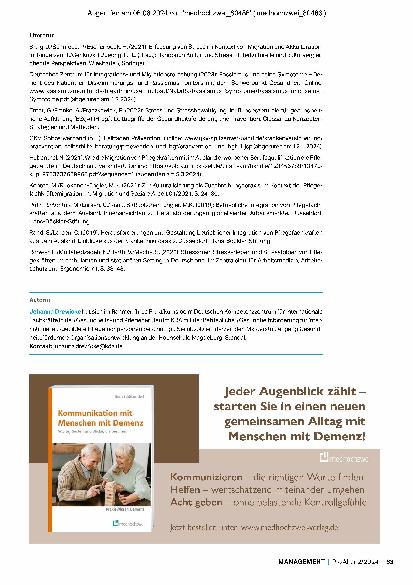 Vorschauseite 4: Potenziale der Betrieblichen Gesundheitsförderung für international ausgebildete Pflegefachpersonen identifizieren und nutzen.