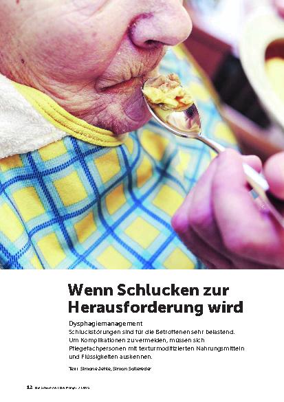 Vorschauseite 1: Wenn Schlucken zur Herausforderung wird