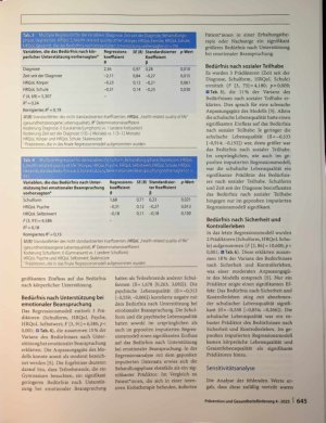 Vorschauseite 6: Einflussfaktoren von Bedürfnissen 8- bis 13-jähriger an Krebs erkrankter Kinder: Ergebnisse einer Querschnittstudie