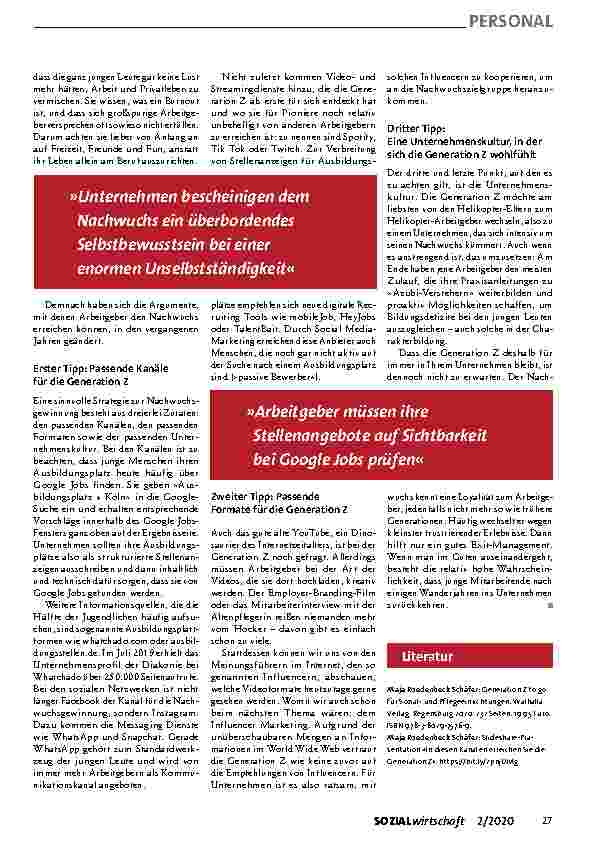 Vorschauseite 2: Generation Z gewinnen und binden