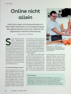 Vorschauseite 1: Online nicht allein