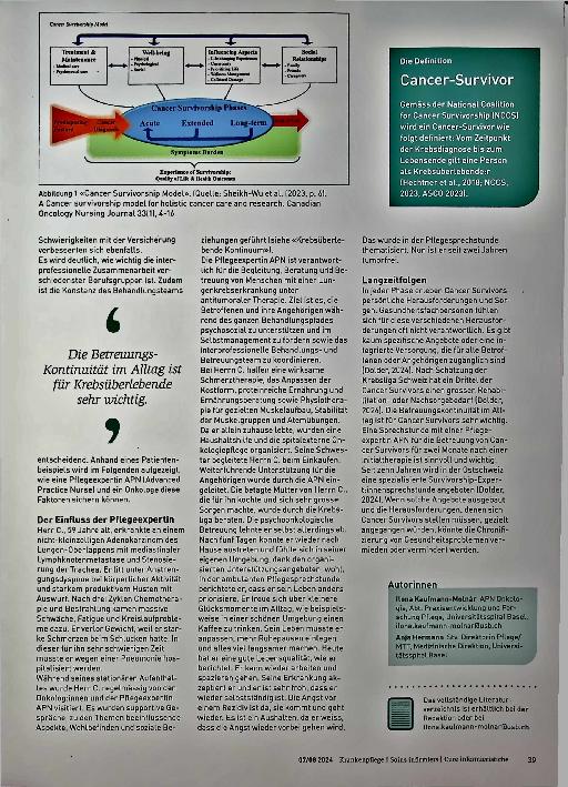 Vorschauseite 2: Das Leben nach dem Krebs