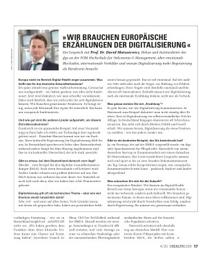Vorschauseite 4: Europas digitale Gesundheitszukunft: Die Suche nach dem richtigen Weg