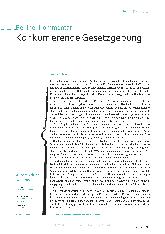 Vorschauseite 1: Konkurrierende Gesetzgebung