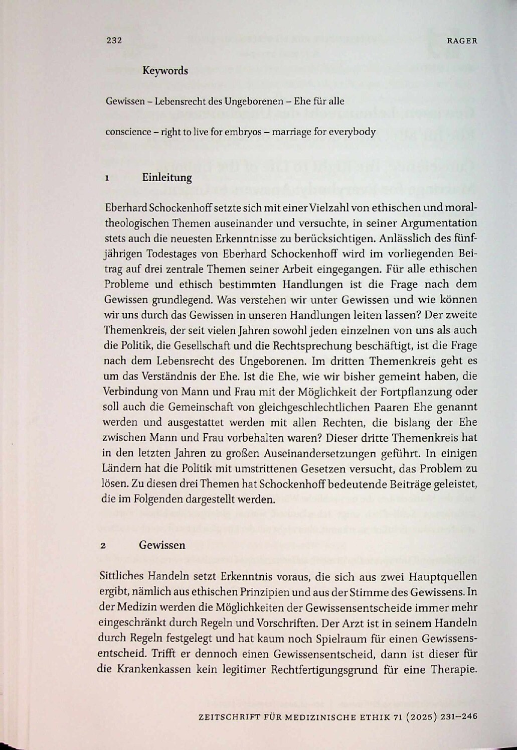 Vorschauseite 2: Gewissen, Lebensrecht des Ungeborenen, Ehe für alle: Antworten auf dringliche Fragen